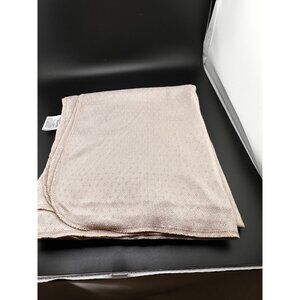 LePetit Baby Swaddle Blanket Multiuse Beige Tan Peach Solid Soft Stretch Diamond